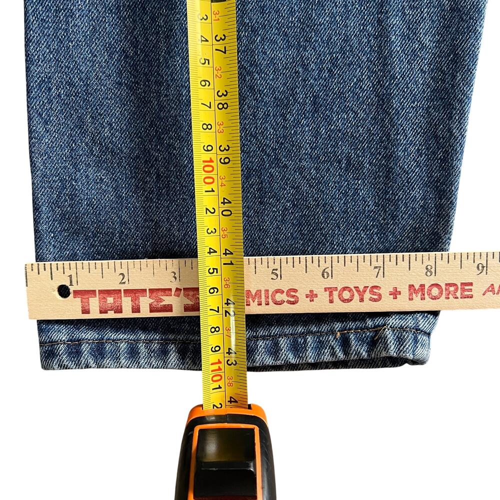 Rustler Classic Blue Denim Jeans Men’s 36x32 Straight Leg Medium Wash - Picture 7 of 11